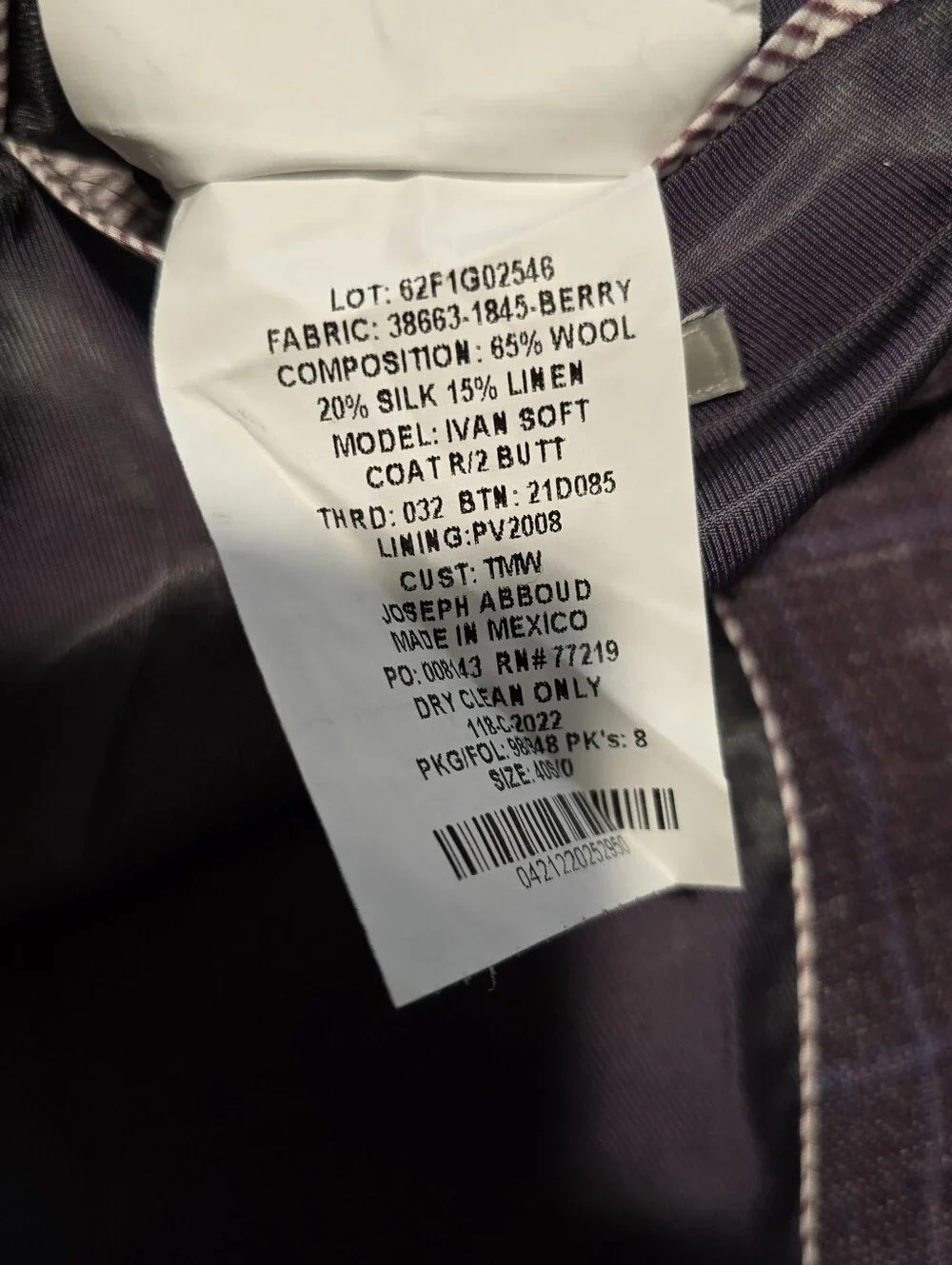 Joseph Abboud excellent used